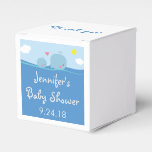 Wale unter der Sea Baby Shower Fevor Box Geschenkschachtel