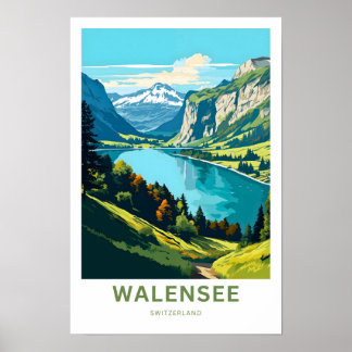 Walensee Schweiz Reisen Print Poster