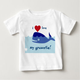 Walentwurf mit i-Liebe mein grauntie! Baby T-shirt