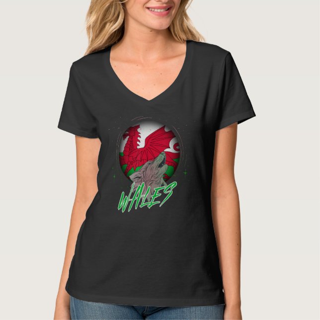 Wales 1 T-Shirt (Vorderseite)