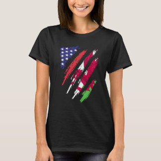 Wales American Grown Flag USA Patriot Heritage Mon T-Shirt