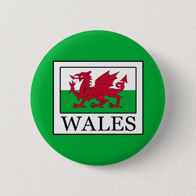 Wales Button (Vorderseite)