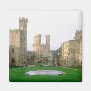 Wales, Caernarfon Burg, einer von Edwards 2 Magnet