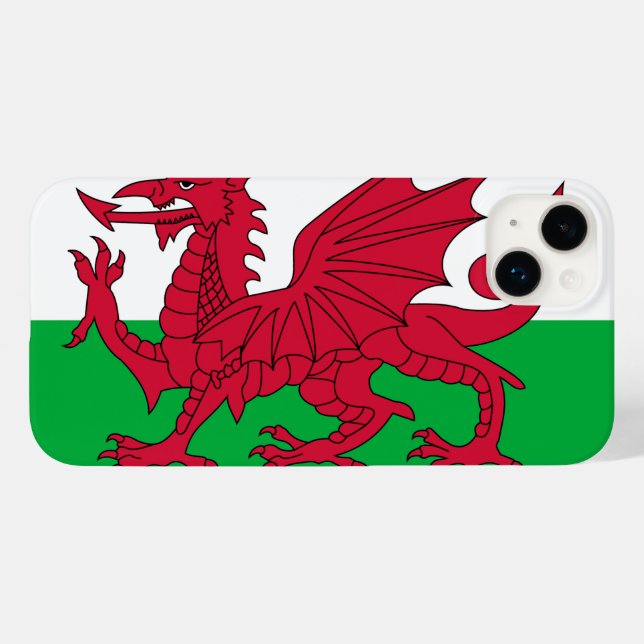 Wales Case-Mate iPhone Hülle (Rückseite (Horizontal))