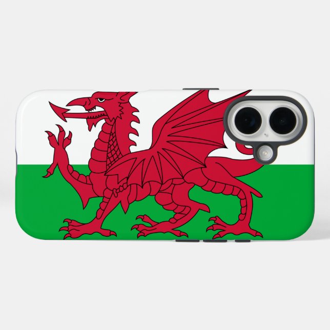 Wales Case-Mate iPhone Hülle (Rückseite (Horizontal))
