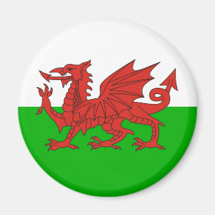 Wales Country Dragon Fahne welch britisch Magnet