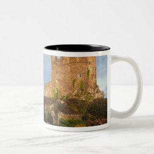 Wales - Ein privates walisisches Schloss nahe St. Zweifarbige Tasse