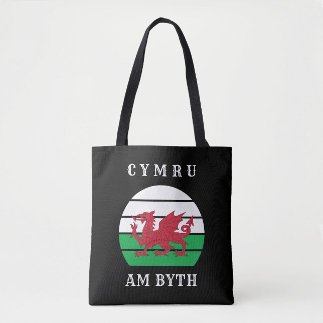 Wales Flag Cymru am Byth Stolz sein walisisch (Vorderseite)