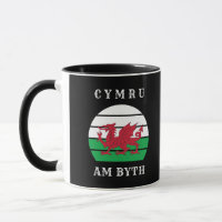 Wales Flag Cymru am Byth Stolz sein walisisch