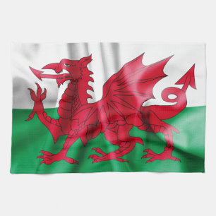 Wales-Flag Küchentuch