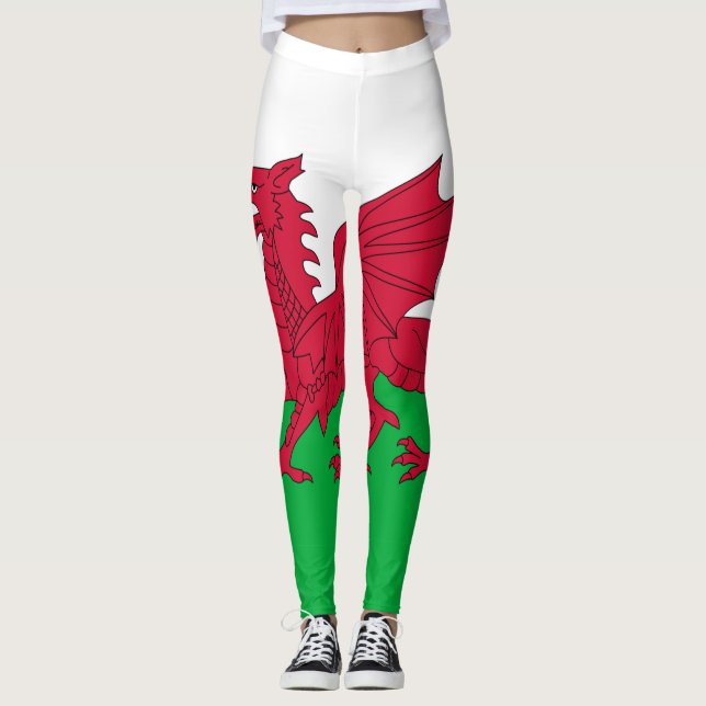 Wales flag Leggings (Vorderseite)