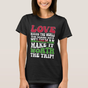 Wales Flag Männer und Frauen Niedlich Til Welsh T-Shirt