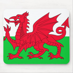 Wales Flag Mousepad