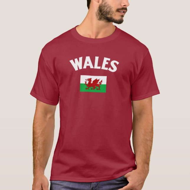 Wales Flag T-Shirt (Vorderseite)