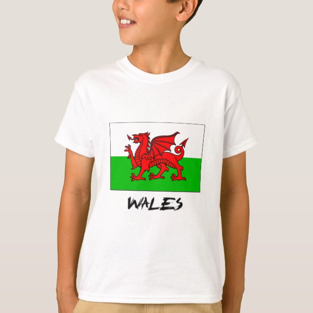 Wales Flag T-Shirt (Vorderseite)
