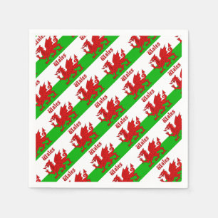 Wales Flag Wales Serviette