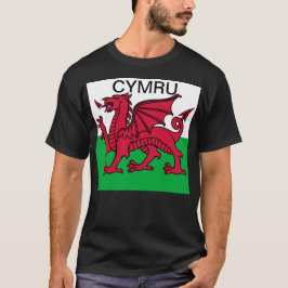 Wales Flag Weltmeisterschaft 2022 Roter Drache Cym T-Shirt