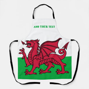 Wales flagdragon England British Red Cardiff Schürze