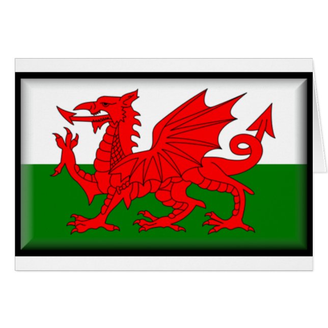 Wales-Flagge (Vorderseite (Horizontal))