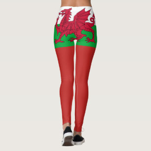 Wales-Flagge Leggings