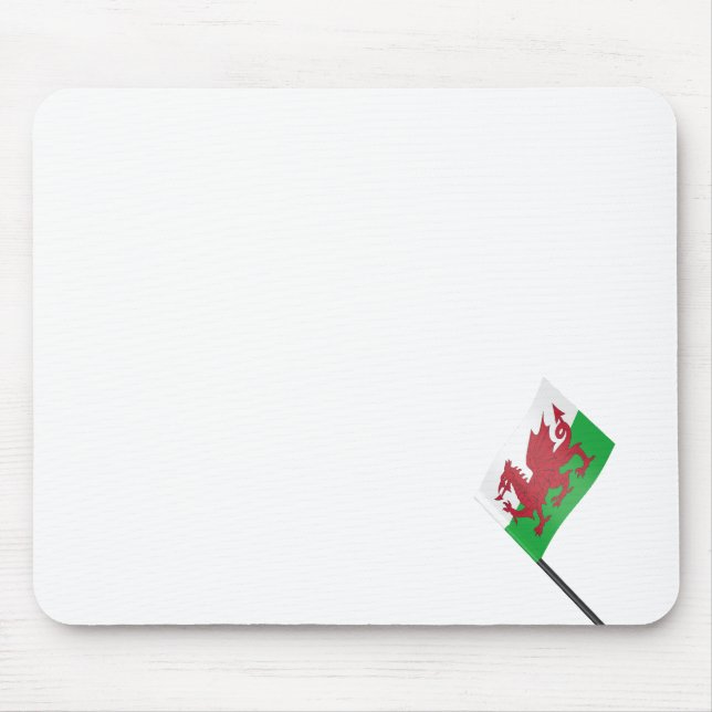 Wales-Flagge Mousepad (Vorne)