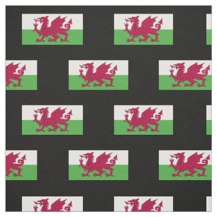 Wales-Flagge Stoff