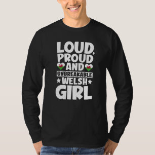 Wales-Flagge Stolzer Waliser Männer & Frauen 1 T-Shirt
