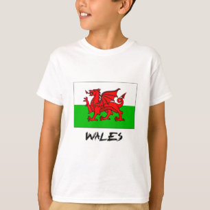 Wales-Flagge T-Shirt