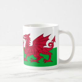 Wales-Flagge Tasse