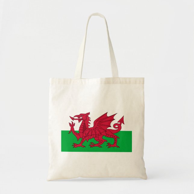 Wales-Flagge Tragetasche (Vorne)