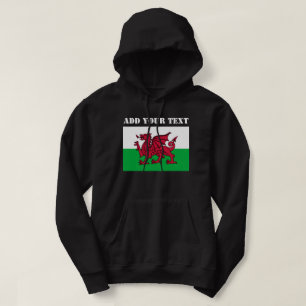 Wales-Flagge Welsh cumru Fußball  Hoodie
