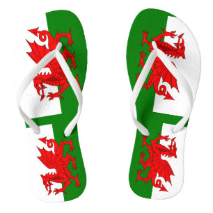 Wales flagge Welsh Red Dragon Flip Flops