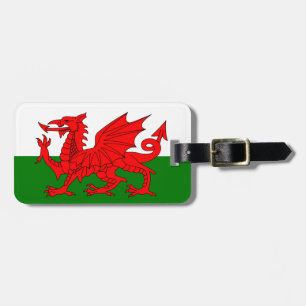 Wales flagge Welsh Red Dragon Gepäckanhänger