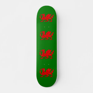 Wales flagge Welsh Red Dragon Skateboard