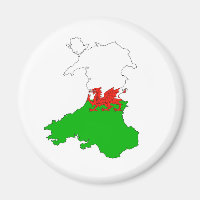 wales Flaggenplan des vereinten Königreichs Länder