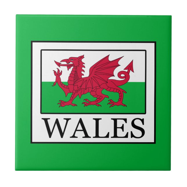 Wales Fliese (Vorderseite)