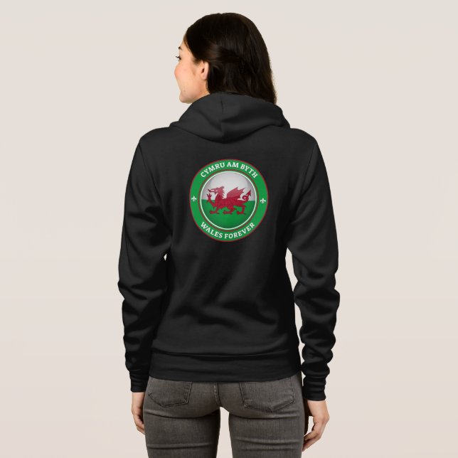 Wales Forever Hoodie (Schwarz voll)