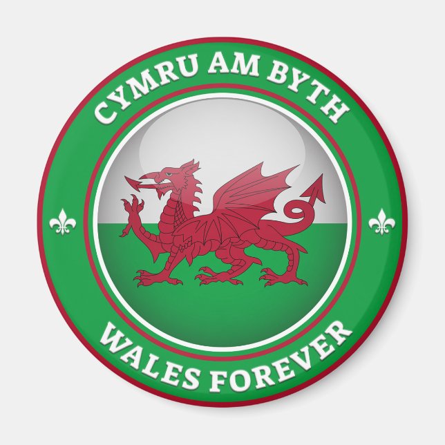 Wales Forever Magnet (Vorne)