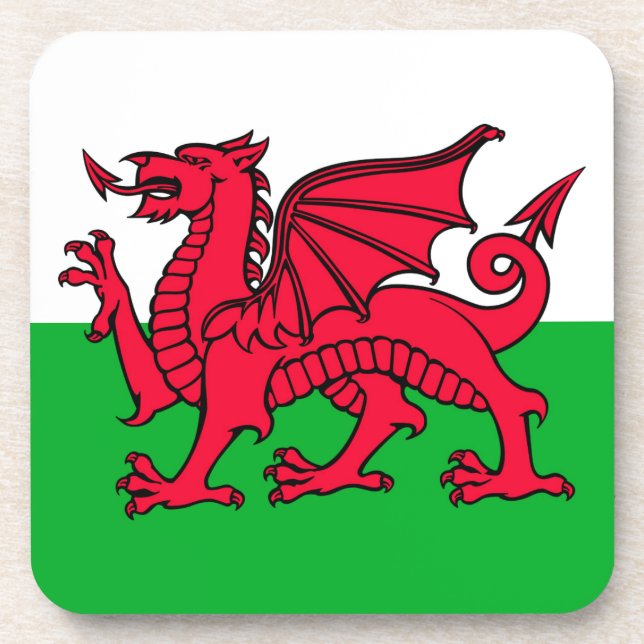 Wales Getränkeuntersetzer (Vorderseite)
