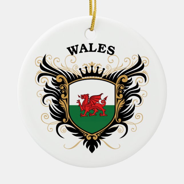 Wales Keramikornament (Vorne)