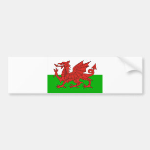 Wales-Landdracheflagge Waliser Briten Autoaufkleber