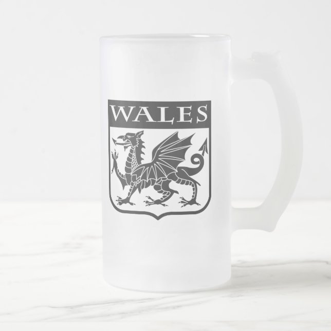 Wales Mattglas Bierglas (Rechts)