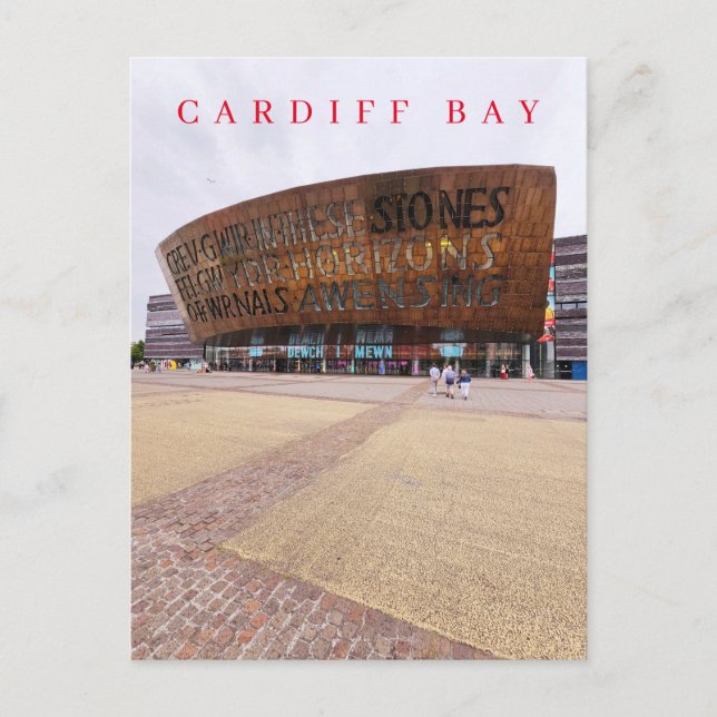 Wales Millennium Center-Ansicht Postkarte (Vorderseite)
