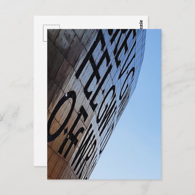 Wales Millennium Centre, Cardiff Bay Postcard Postkarte (Vorne/Hinten)