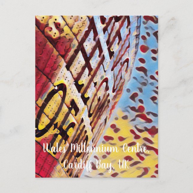 Wales Millennium Centre Cardiff, UK Postcard Postkarte (Vorderseite)