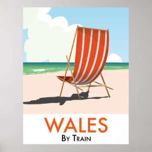 Wales mit dem Zug Poster