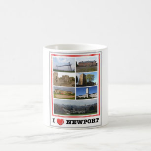 Wales - Newport - I - Liebe - Kaffeetasse
