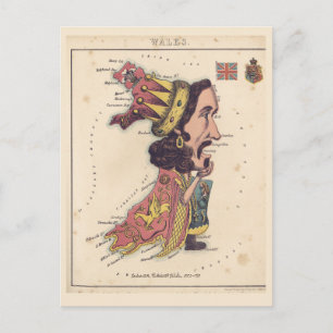 Wales Pictorial Karten Postcard