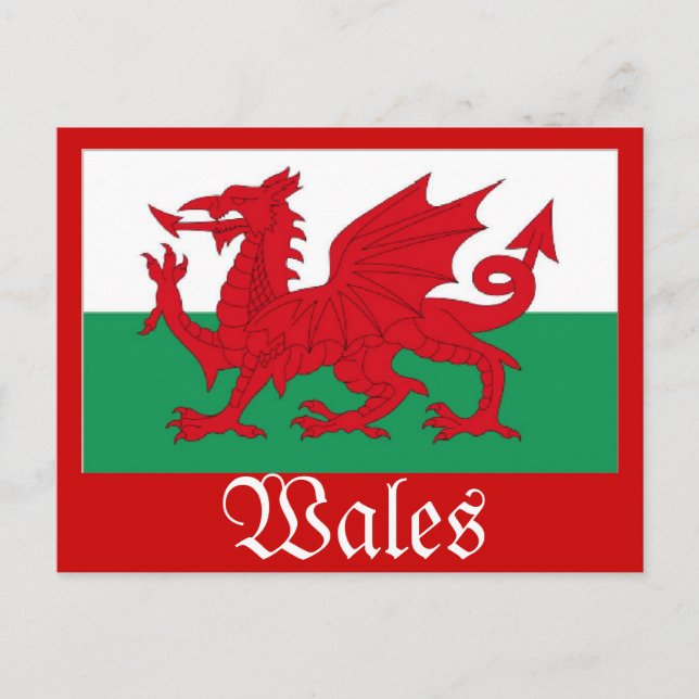Wales Postkarte (Vorderseite)