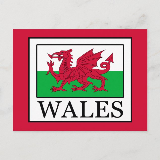 Wales Postkarte (Vorderseite)